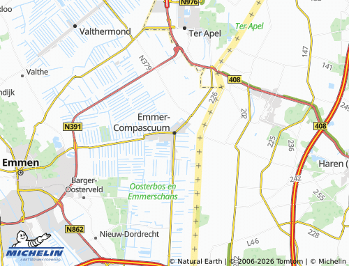 Carte MICHELIN Emmer-Compascuum - ViaMichelin