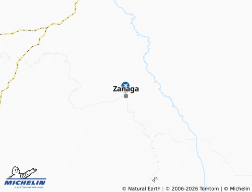 Mappa MICHELIN Zanaga - ViaMichelin