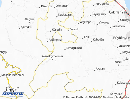 MICHELIN Elmaçukuru map - ViaMichelin