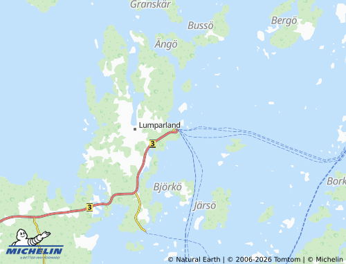MICHELIN Långnäs map - ViaMichelin