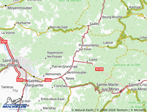 Mapa MICHELIN Le Beulay - ViaMichelin