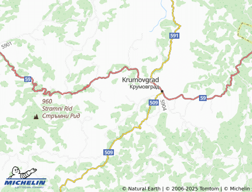MICHELIN Lulichka map - ViaMichelin