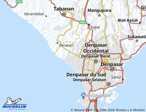 Mappa MICHELIN Canggu - ViaMichelin