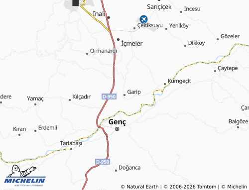 MICHELIN-Landkarte Garip - ViaMichelin