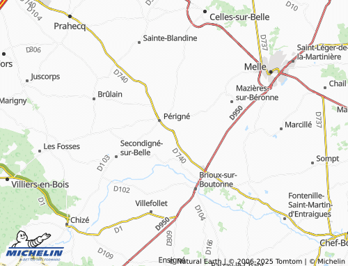 MICHELIN-Landkarte Vilaine - ViaMichelin