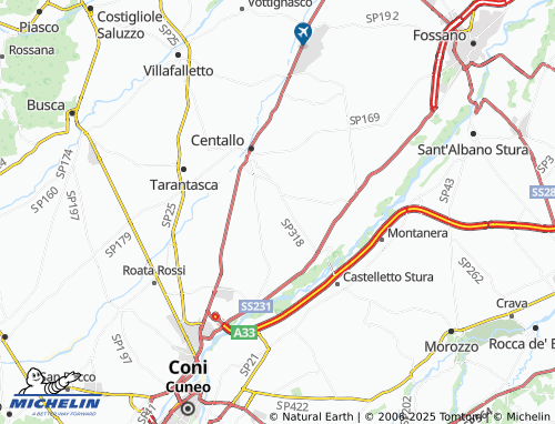 Mapa MICHELIN Roata Boerino - ViaMichelin