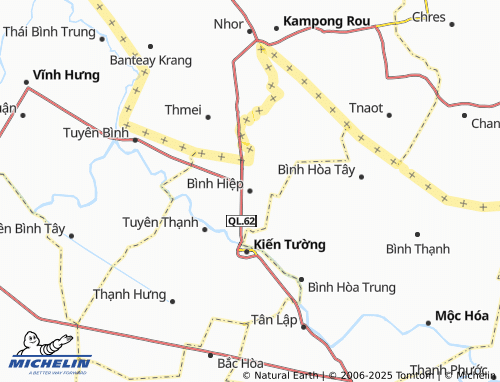 Carte MICHELIN Bình Hiệp - ViaMichelin