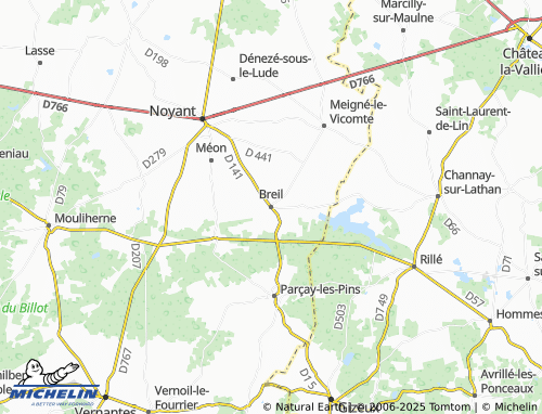 Carte MICHELIN Breil - ViaMichelin