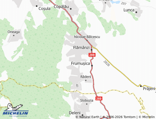 Mappa MICHELIN Storești - ViaMichelin