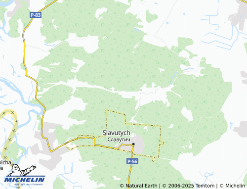 MICHELIN Rudnia map - ViaMichelin