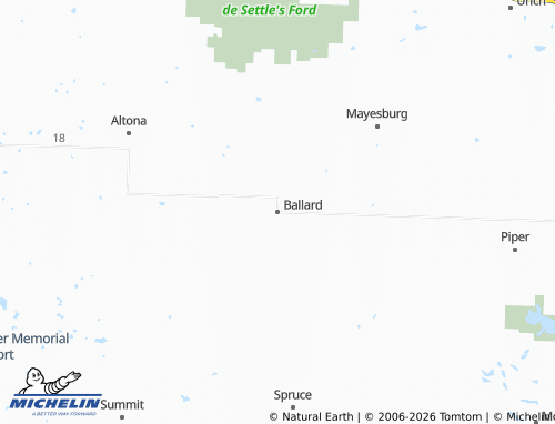 Mappa MICHELIN Ballard - ViaMichelin