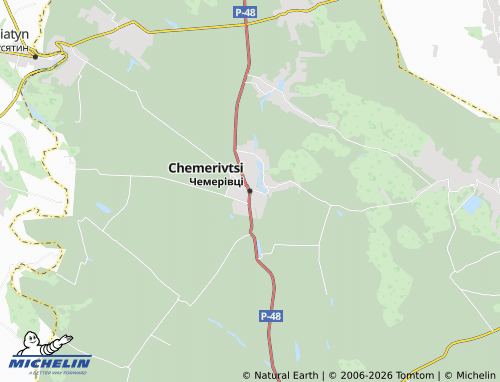 MICHELIN Chemerivtsi map - ViaMichelin