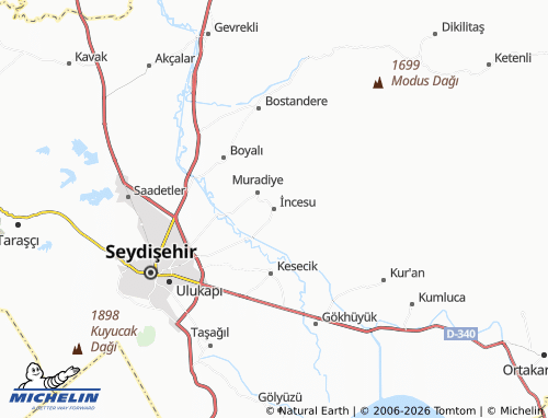 Mappa MICHELIN İncesu - ViaMichelin