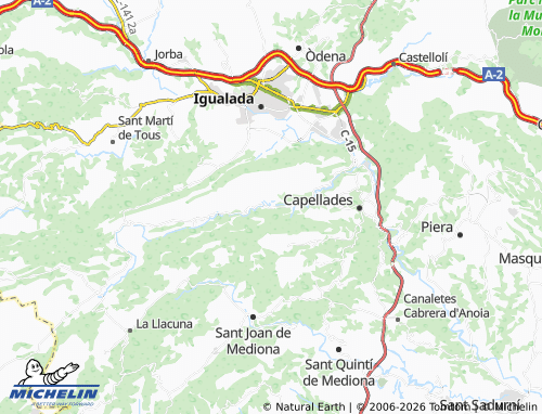 Mapa MICHELIN Carme - ViaMichelin