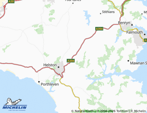 MICHELIN Trevenen map - ViaMichelin