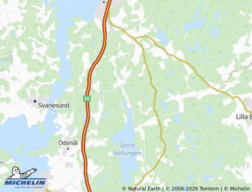 Carte MICHELIN Svenshögen - ViaMichelin