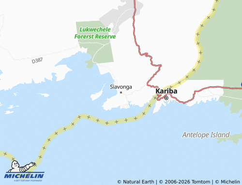 Mappa MICHELIN Siavonga - ViaMichelin