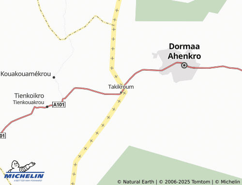 MICHELIN Takikroum map - ViaMichelin