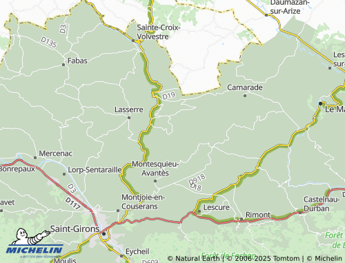 MICHELIN Contrazy map - ViaMichelin