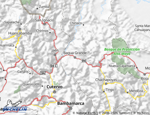 Mappa MICHELIN Utcubamba - ViaMichelin