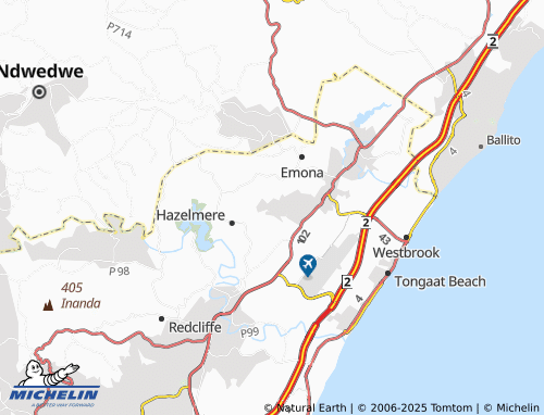 MICHELIN Belvedere North map - ViaMichelin