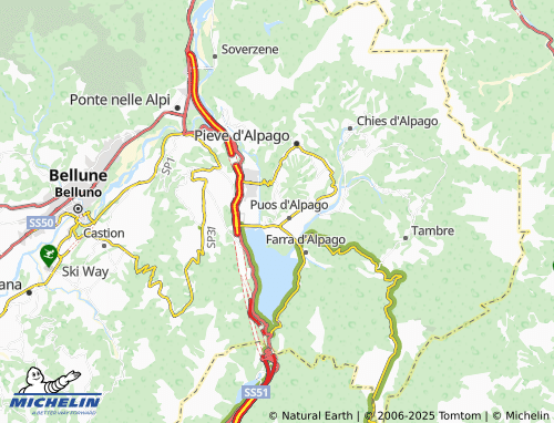 Mapa MICHELIN Sitran - ViaMichelin