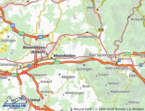 Mappa MICHELIN Möhlin - ViaMichelin
