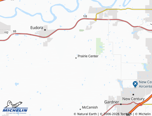 Mappa MICHELIN Prairie Center - ViaMichelin