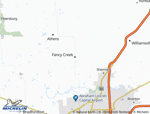 Mappa MICHELIN Fancy Creek - ViaMichelin