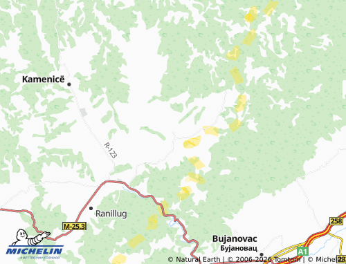 Carte MICHELIN Rogaçicë - ViaMichelin