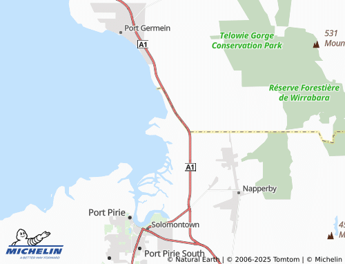MICHELIN Germein Bay map - ViaMichelin