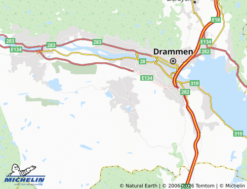 Carte MICHELIN Konnerud - ViaMichelin