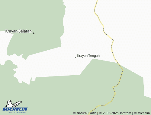 MICHELIN Krayan Tengah map - ViaMichelin