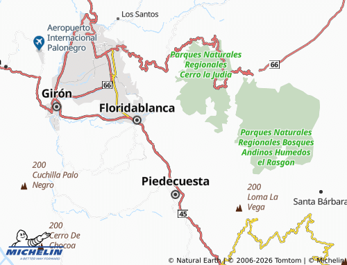 Carte MICHELIN Guayanas - ViaMichelin