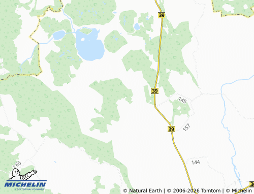 MICHELIN Endla map - ViaMichelin