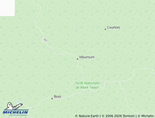 Mapa MICHELIN Viburnum - ViaMichelin
