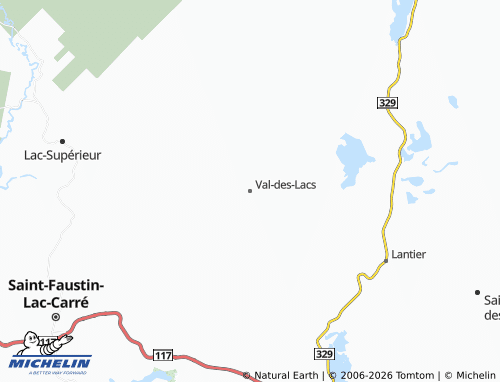 Mappa MICHELIN Val-des-Lacs - ViaMichelin