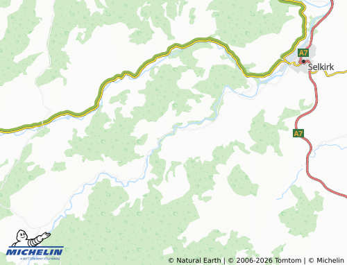 Carte MICHELIN Ettrickbridge - ViaMichelin