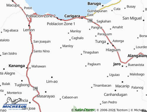 MICHELIN Hiluctogan map - ViaMichelin