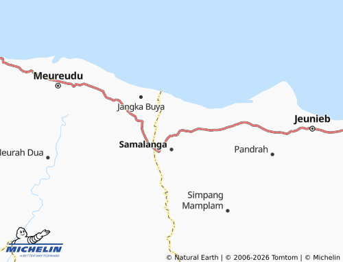MICHELIN Lancok map - ViaMichelin