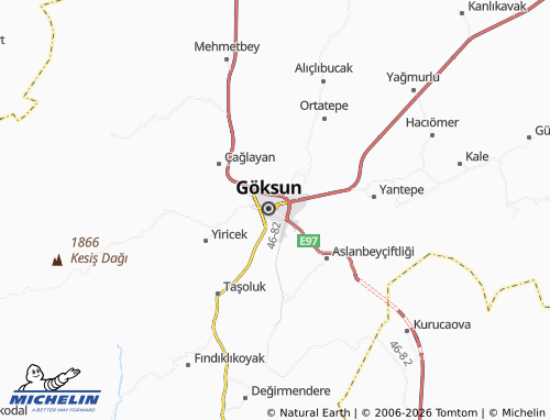 MICHELIN Kurtuluş map - ViaMichelin