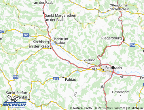 MICHELIN-Landkarte Rohr an der Raab - ViaMichelin