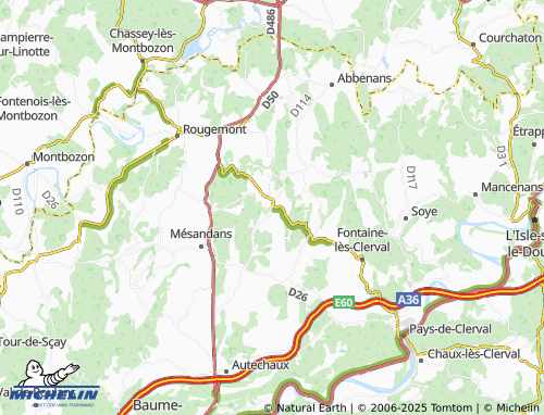 Mappa MICHELIN Fontenelle-Montby - ViaMichelin