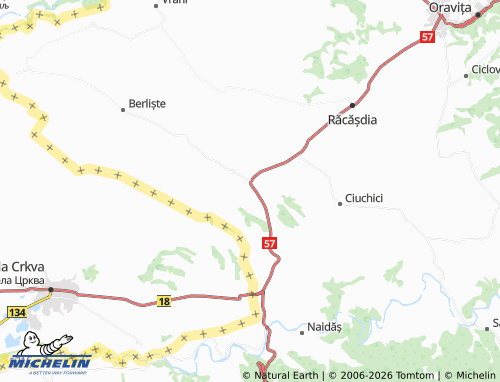 MICHELIN Nicolinț map - ViaMichelin
