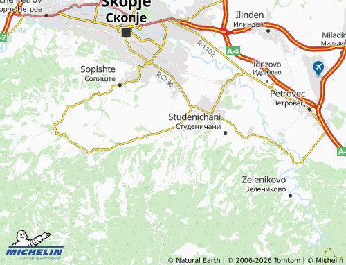 Mapa MICHELIN Batinci - ViaMichelin