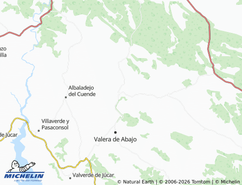 Kaart MICHELIN Valera de Arriba - ViaMichelin