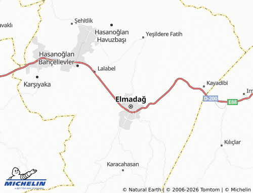 Mapa MICHELIN Üçevler - ViaMichelin