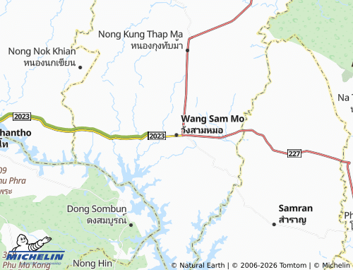 Mapa MICHELIN Wang Sam Mo - ViaMichelin