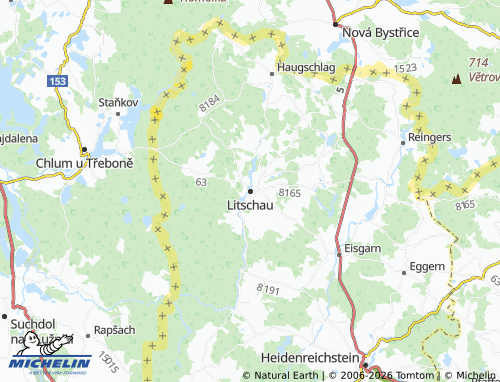 MICHELIN Litschau map - ViaMichelin