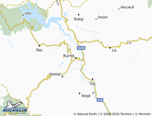 MICHELIN Burrel map - ViaMichelin